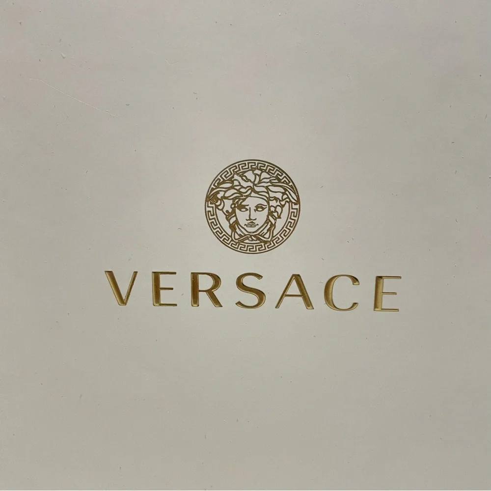Versace White Box with Gold Versace Logo